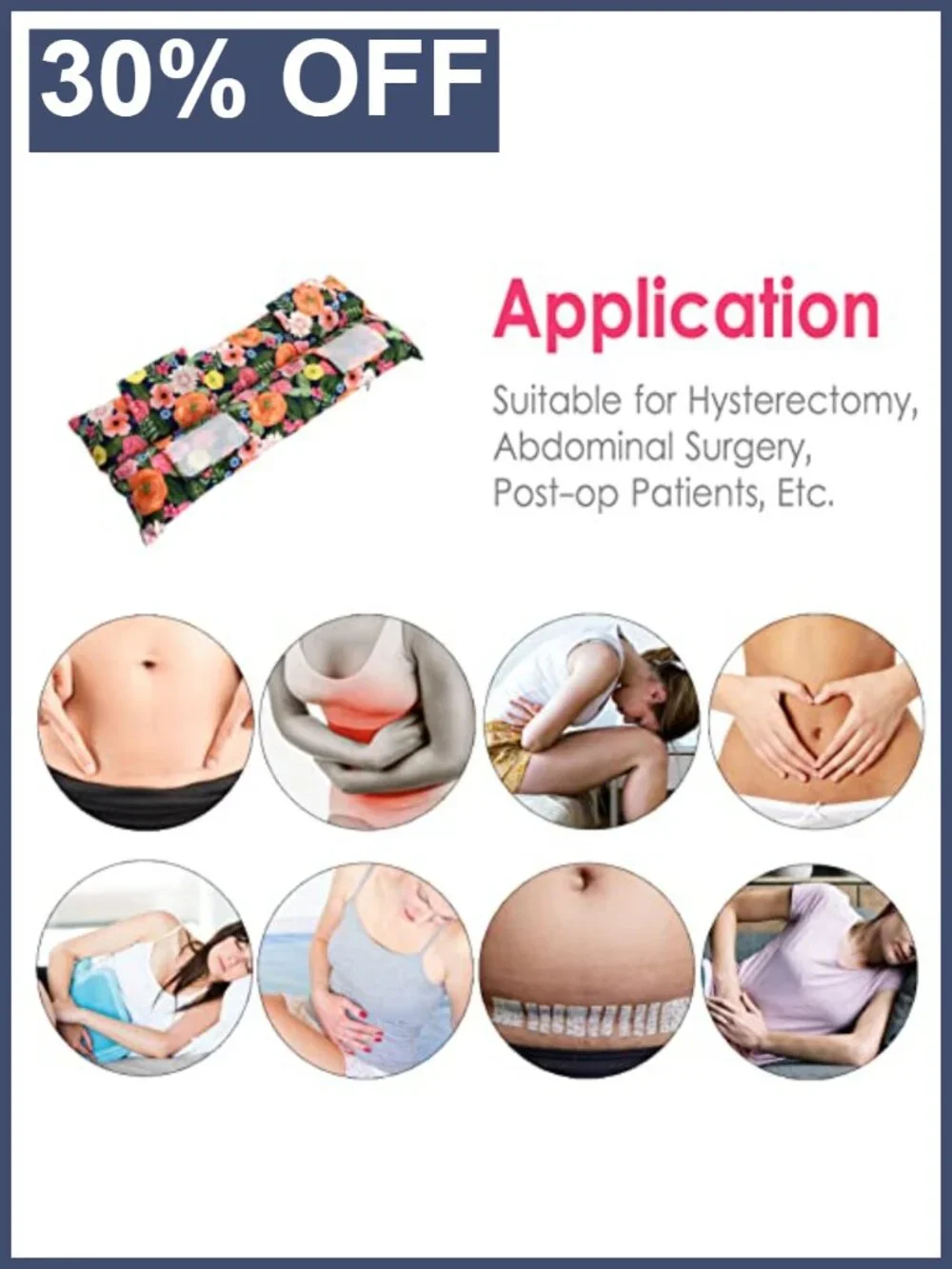 Hysterectomy Recovery Pillow Seatbelt Cushion Abdominal Surgery